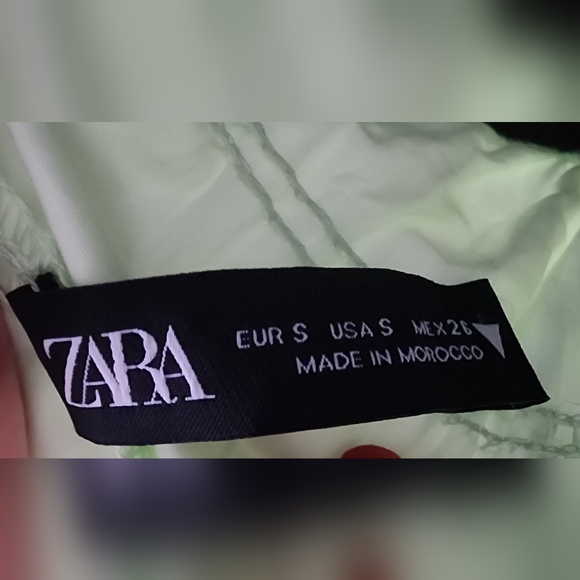 Zara Green Top size S - Picture 4 of 8